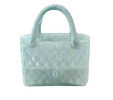 Wazon szklany torebka 23 cm 