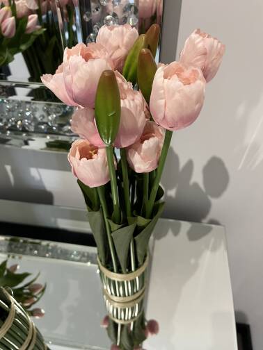 Tulipany różowe 46 cm