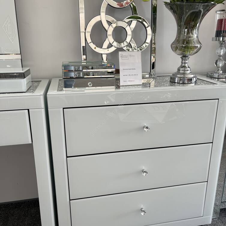 Komoda szafka biała Malibu