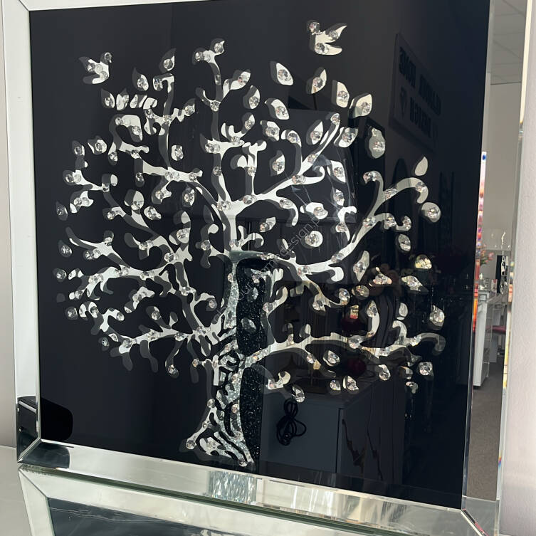 Obraz lustrzany drzewo 